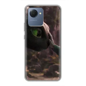 Чохол як приборкати дракона на Realme NARZO 50i Prime (Сцена з драконом)