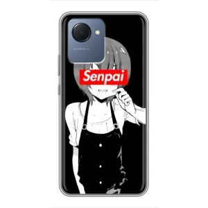 Чехол с принтом «Senpai» для Realme NARZO 50i Prime