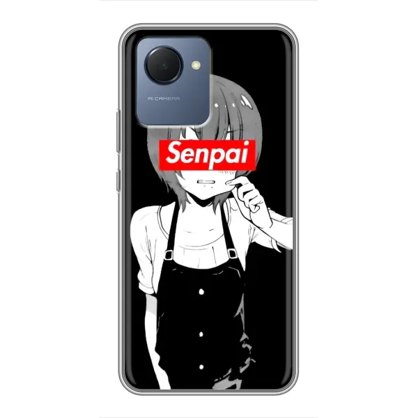 Чехол с принтом «Senpai» для Realme NARZO 50i Prime Чехол с принтом «Senpai» для Realme NARZO 50i Prime