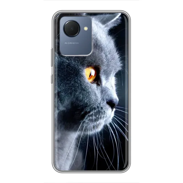 Чохол з принтом «Сірий Кіт» для Realme NARZO 50i Prime Чохол з принтом «Сірий Кіт» для Realme NARZO 50i Prime