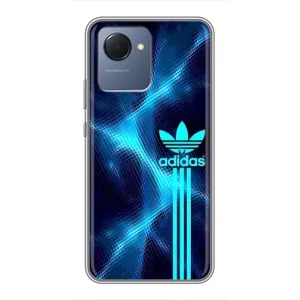 Чохли Адидас для Realme NARZO 50i Prime (AlphaPrint) (Синій Адідас)