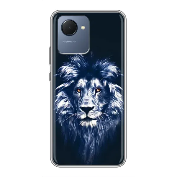 Чехол с принтом «Синий Лев» для Realme NARZO 50i Prime Чехол с принтом «Синий Лев» для Realme NARZO 50i Prime