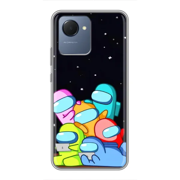 Чехол с принтом «Скины в космосе» для Realme NARZO 50i Prime