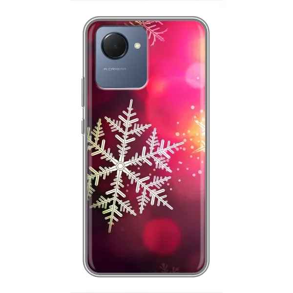 Чехол с принтом «Снежинка» для Realme NARZO 50i Prime