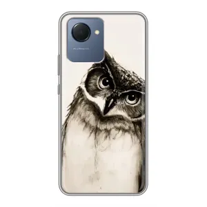Чохол з пташками на Realme NARZO 50i Prime (VPrint) (Сова)