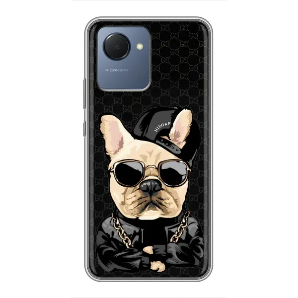 Чехол с принтом «Стильная собака» для Realme NARZO 50i Prime Чехол с принтом «Стильная собака» для Realme NARZO 50i Prime
