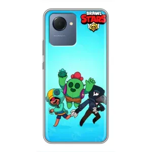 Чехлы Brawl Stars для Realme NARZO 50i Prime (AlphaPrint) (Трио героев)