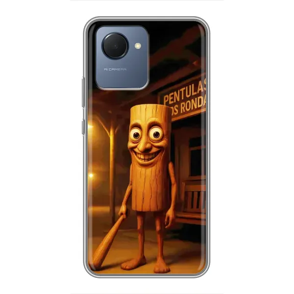 Чохол з принтом «Тунг тунг сахур» для Realme NARZO 50i Prime Чохол з принтом «Тунг тунг сахур» для Realme NARZO 50i Prime