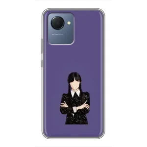 Чохли Венсдей на Realme NARZO 50i Prime Уенсдей (AlphaPrint) (Венздей у чорному)