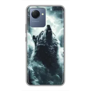 Чехол с принтом «Волк в облаках» для Realme NARZO 50i Prime