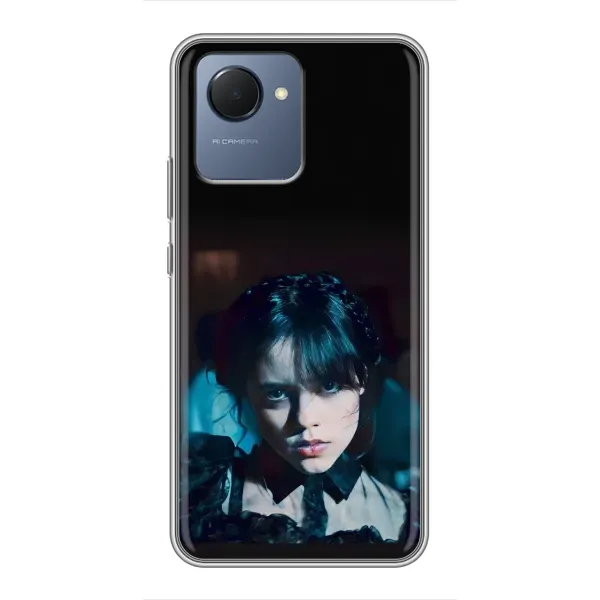 Чехол с принтом «взгляд Уэнздей» для Realme NARZO 50i Prime Чехол с принтом «взгляд Уэнздей» для Realme NARZO 50i Prime