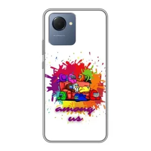 Чехол Амонг Ас для Realme NARZO 50i Prime (AlphaPrint) (Яркий АмонгАс)