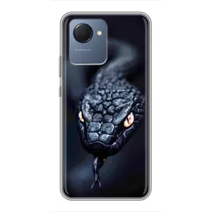 Чехол с принтом «Черная змея» для Realme NARZO 50i Prime