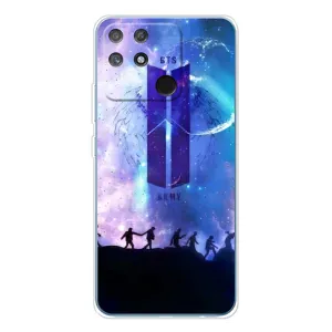 Чехлы BTS для Realme NARZO 80 Lite 4G (AlphaPrint) (Army BTS)