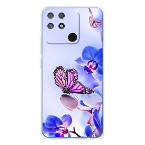 Чехлы с Цветами для Realme NARZO 80 Lite 4G (VPrint) (Бабочка на цветочке)