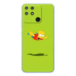 Чехол с Симпсонами для Realme NARZO 80 Lite 4G (VPrint) (Барт Симпсон)
