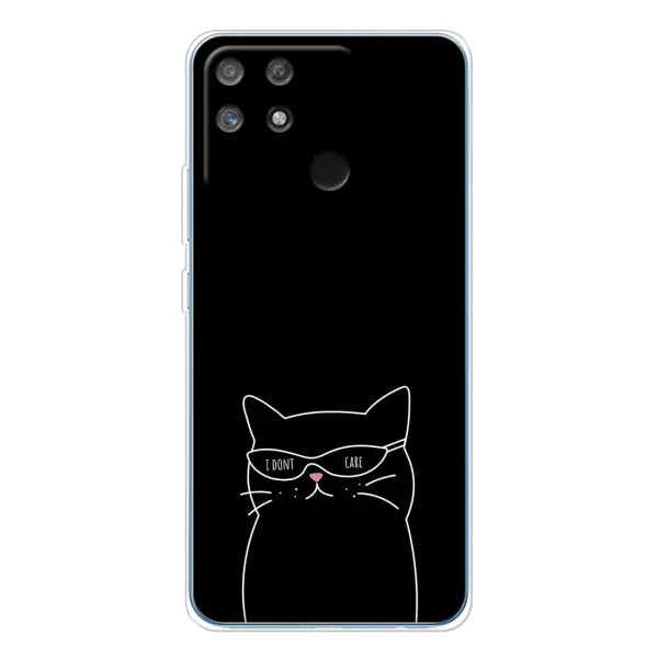 Чохол з принтом «Байдужий кіт» для Realme NARZO 80 Lite 4G Чохол з принтом «Байдужий кіт» для Realme NARZO 80 Lite 4G