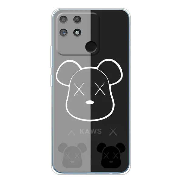 Чехол с принтом «БеарБрик глаза» для Realme NARZO 80 Lite 4G