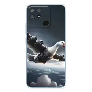 Чехол с мемом Тралалело тралала на Realme NARZO 80 Lite 4G (Бомбардини гусини)