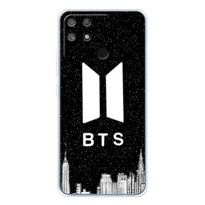 Чехлы BTS для Realme NARZO 80 Lite 4G (AlphaPrint) (БТС Лого)