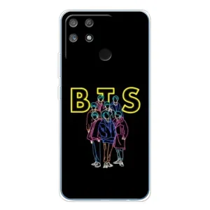 Чехлы BTS для Realme NARZO 80 Lite 4G (AlphaPrint) (BTS стайл)