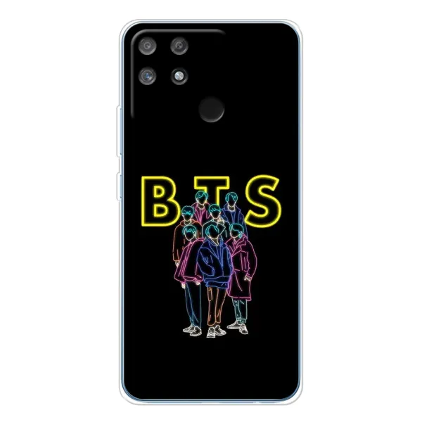 Чехол с принтом «BTS стайл» для Realme NARZO 80 Lite 4G
