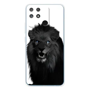 Чехлы с картинками животных Realme NARZO 80 Lite 4G (Черный ЛЕВ)