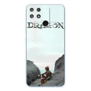 Чехол как приручить дракона на Realme NARZO 80 Lite 4G (Дракон лого)