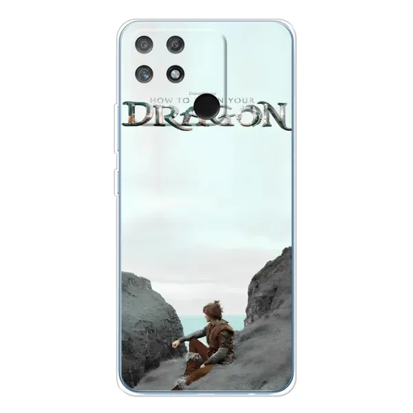 Чехол с принтом «Дракон лого» для Realme NARZO 80 Lite 4G Чехол с принтом «Дракон лого» для Realme NARZO 80 Lite 4G