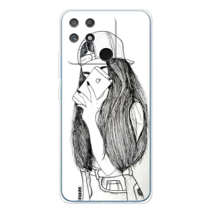 Чехол с печатью для Realme NARZO 80 Lite 4G - (Мода) (AlphaPrint) (Фото девочки)
