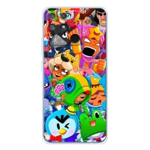 Чехлы Brawl Stars для Realme NARZO 80 Lite 4G (AlphaPrint) (Герои Бравл Старс)
