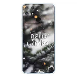 Новогодние, Праздничные Чехлы для Realme NARZO 80 Lite 4G - 2024 год (Hello winter)