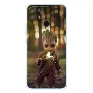 Чехол МАРВЕЛ для Нарзо 80 Лайт 4Джи (AlphaPrint) (I am Groot)