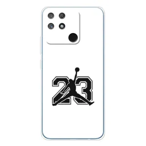 Чехлы для Realme NARZO 80 Lite 4G - с картинкой JORDAN (AlphaPrint) (Jordan 23)