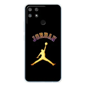 Чехлы для Realme NARZO 80 Lite 4G - с картинкой JORDAN (AlphaPrint) (Jordan Gold)