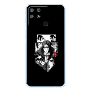Чехлы на тему: Итачи Учиха для Realme NARZO 80 Lite 4G (AlphaPrint) (коллаж Итачи)