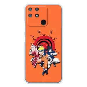 Naruto Anime Чехлы для Нарзо 80 Лайт 4Джи (AlphaPrint) (команда Наруто)
