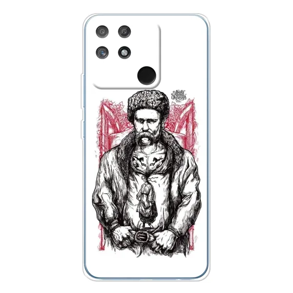 Чехол с принтом «Козак Шевченко» для Realme NARZO 80 Lite 4G Чехол с принтом «Козак Шевченко» для Realme NARZO 80 Lite 4G