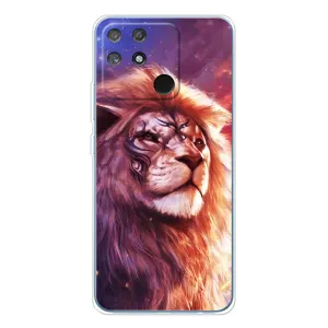 Чохол з картинкою ЛЕВ для Realme NARZO 80 Lite 4G (VPrint) (Красочний Лев)