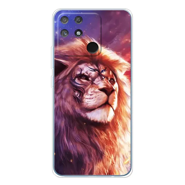 Чехол с принтом «Красочный Лев» для Realme NARZO 80 Lite 4G Чехол с принтом «Красочный Лев» для Realme NARZO 80 Lite 4G