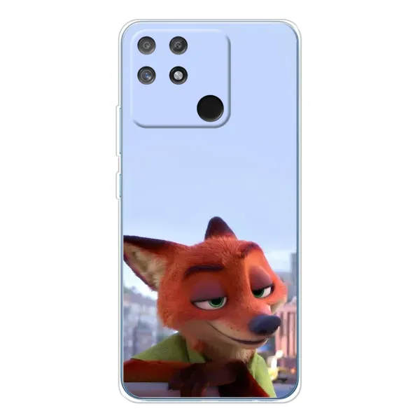 Чехол с принтом «Лис Ник» для Realme NARZO 80 Lite 4G Чехол с принтом «Лис Ник» для Realme NARZO 80 Lite 4G