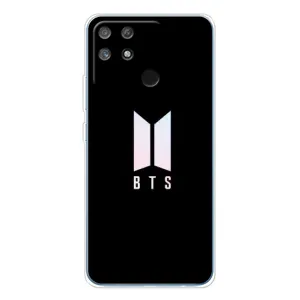 Чехлы BTS для Realme NARZO 80 Lite 4G (AlphaPrint) (Лого BTS)