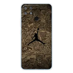 Чехлы для Realme NARZO 80 Lite 4G - с картинкой JORDAN (AlphaPrint) (Logo Jordan)
