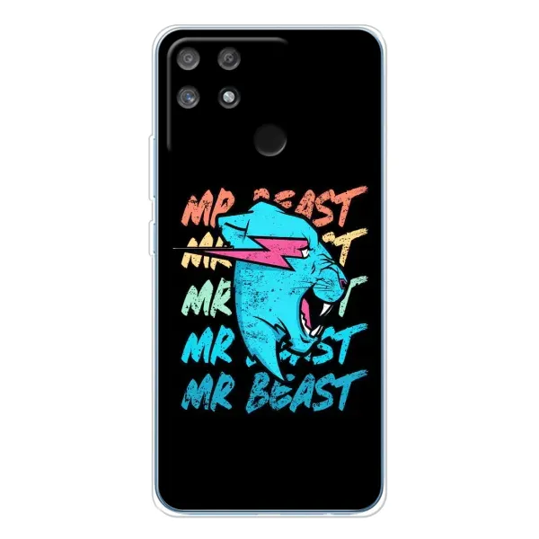Чехол с принтом «logo Mr beast» для Realme NARZO 80 Lite 4G