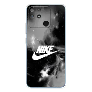 Чехол для Realme NARZO 80 Lite 4G - с принтом Найк (AlphaPrint) (Лого Найк)