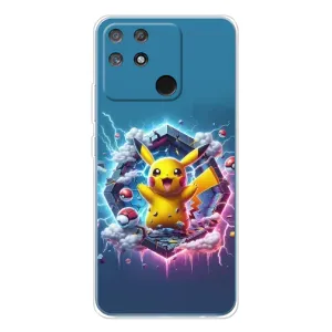 Чохол з Пікачу на Realme NARZO 80 Lite 4G (Лого Пікачу)