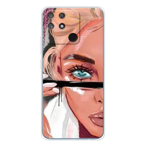 Чехол с печатью для Realme NARZO 80 Lite 4G - (Мода) (AlphaPrint) (Макияж)