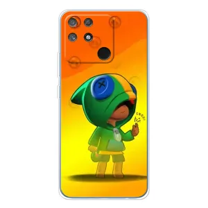 Чехол для Realme NARZO 80 Lite 4G Бравл Старс (VPrint) (Мальчик Леон)