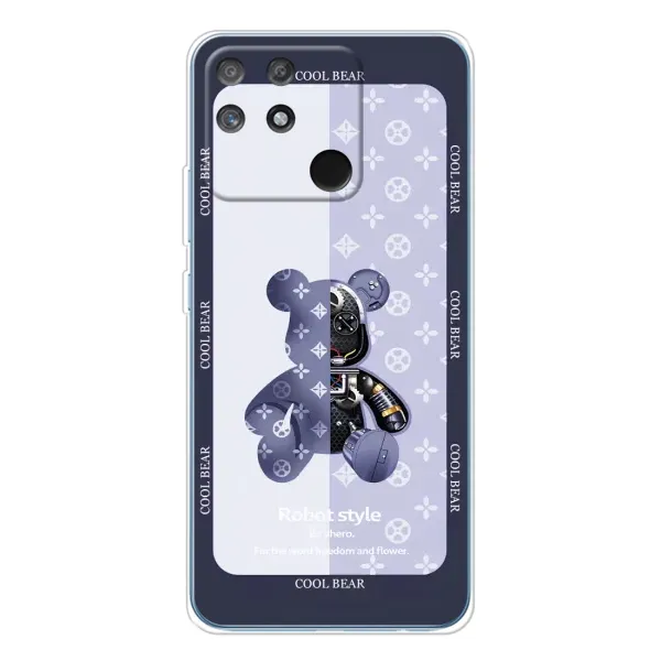 Чехол с принтом «Медвежонок LV» для Realme NARZO 80 Lite 4G Чехол с принтом «Медвежонок LV» для Realme NARZO 80 Lite 4G