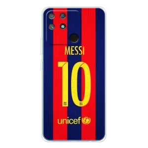 Чехлы Месси для Realme NARZO 80 Lite 4G (AlphaPrint) (Messi Barca 10)